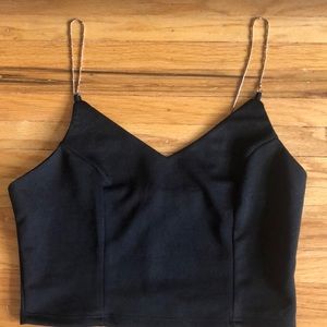 Charlotte Russe black crop top